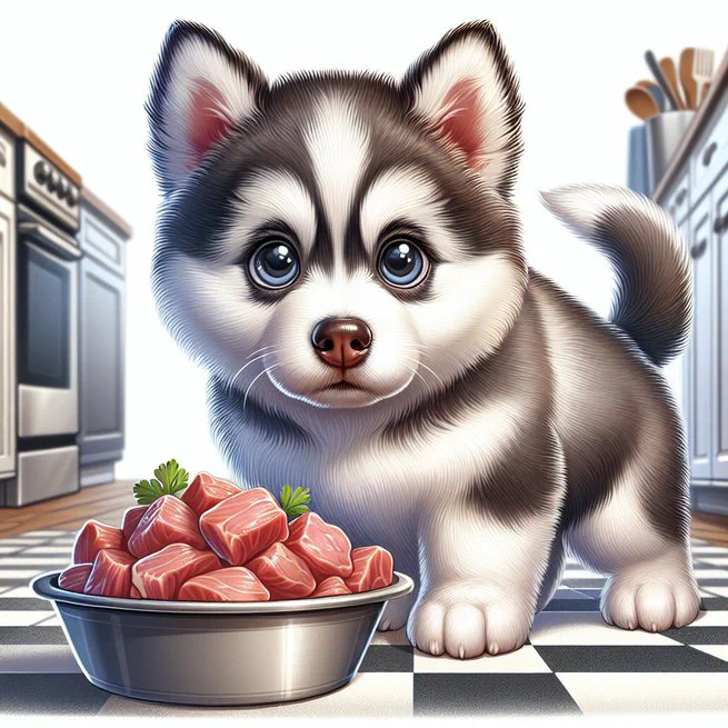 Age to Introduce Cooked Meat to Your Husky