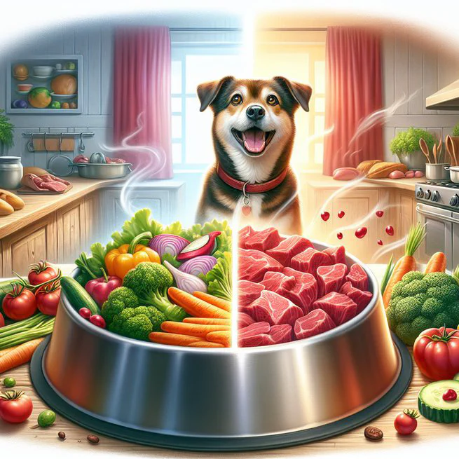 Transition from Raw to Cooked Dog Food